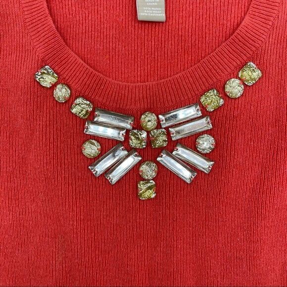 Banana Republic Italian Yarn Peplum Sweater SMALL - Picture 3 of 11